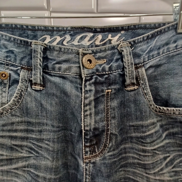 Mavi Womens Jeans Bootcut Medium Wash Black - Picture 3 of 4